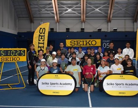 東レPPOテニスでジュニアアカデミー　セイコーが13～18歳女子20人募集